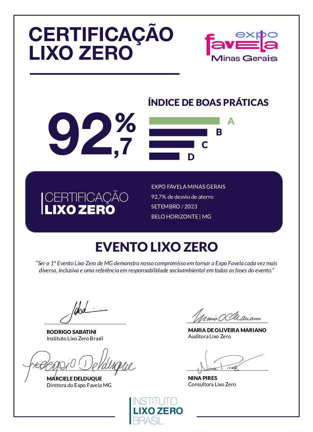 CertificaçãoLixoZero_Evento_Expo_Favela_MG_Agosto_2023 (ass)